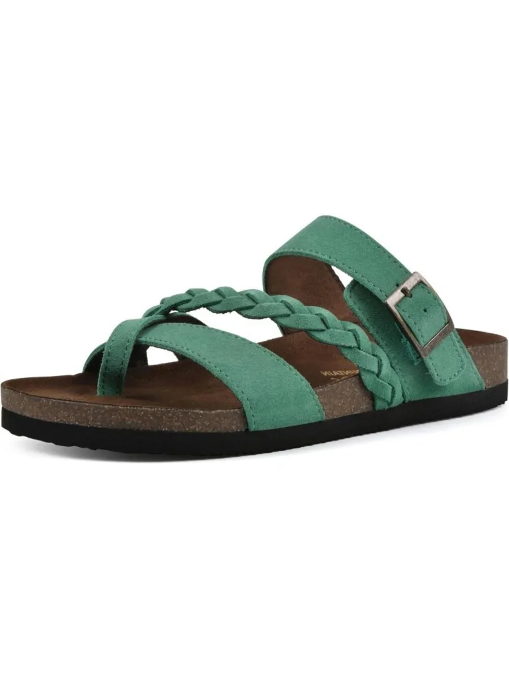Stylish Women's Braided Footbed Sandals - Comfortable Summer Casual Footwear